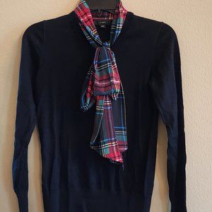 Womens J Crew Black Lightweight Sweater